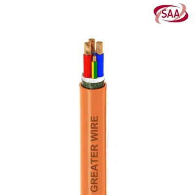 3 Kärna och Earth Orange Circular Cable